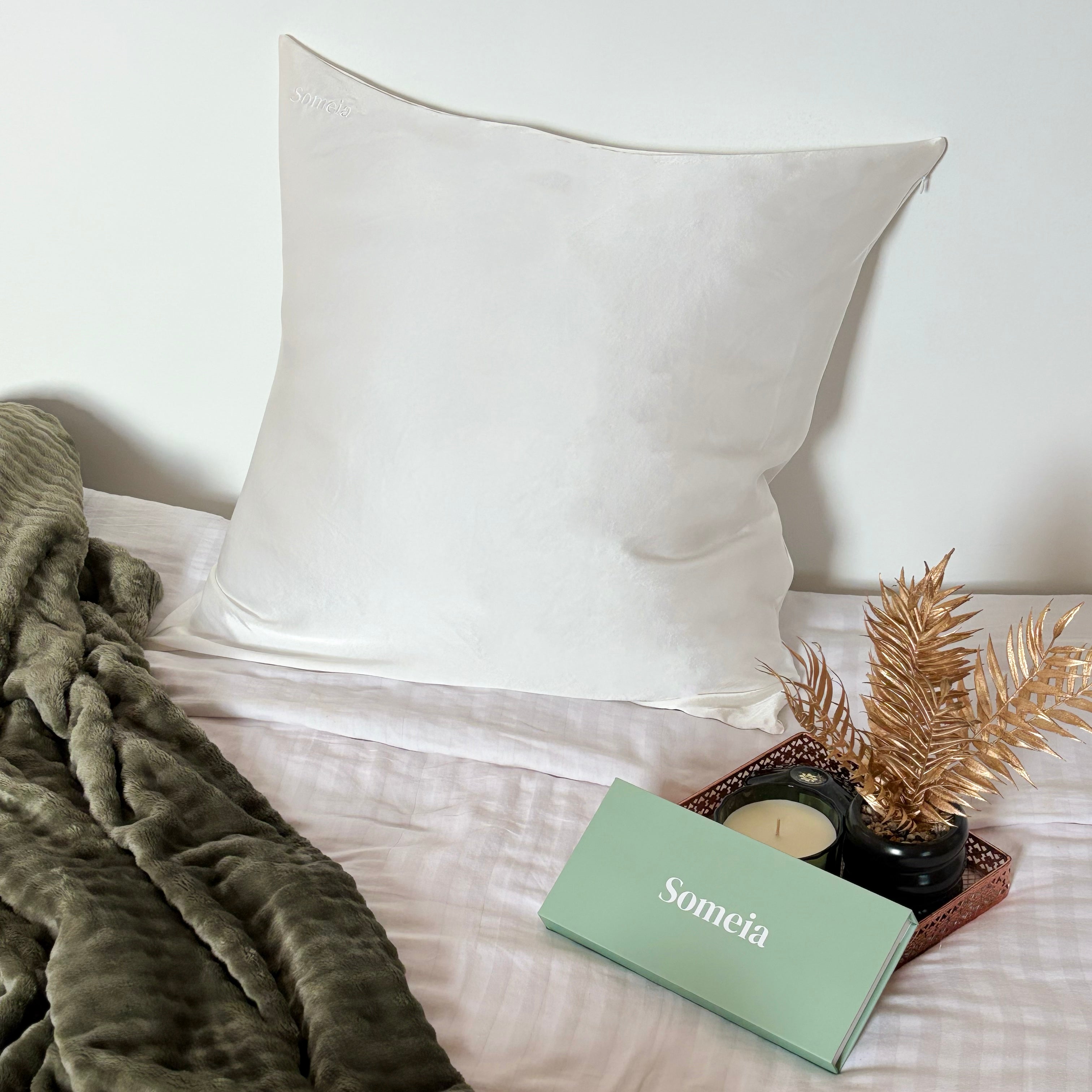 Taie d’oreiller 100% soie - 65x65cm