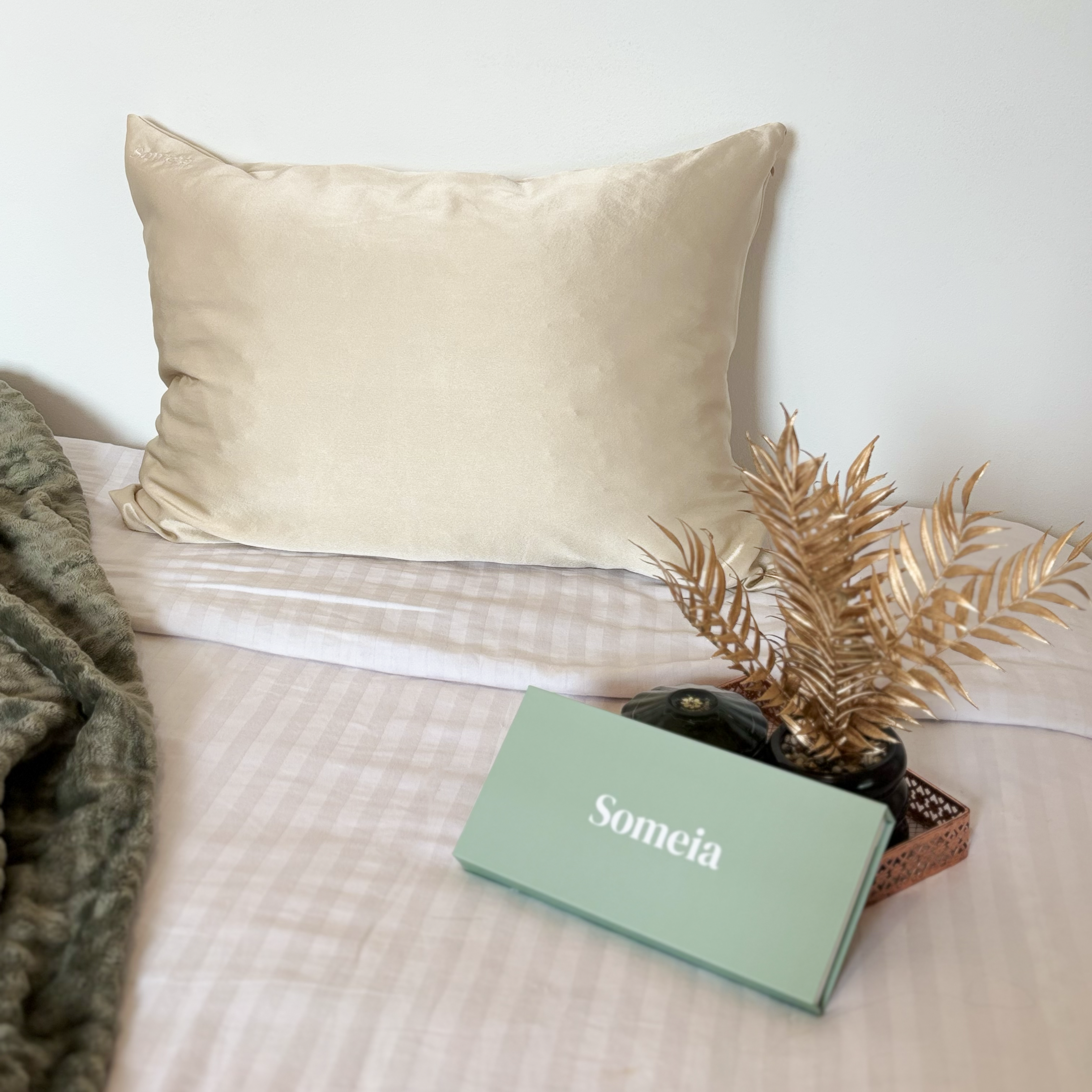 Taie d’oreiller 100% soie – 40x60 cm