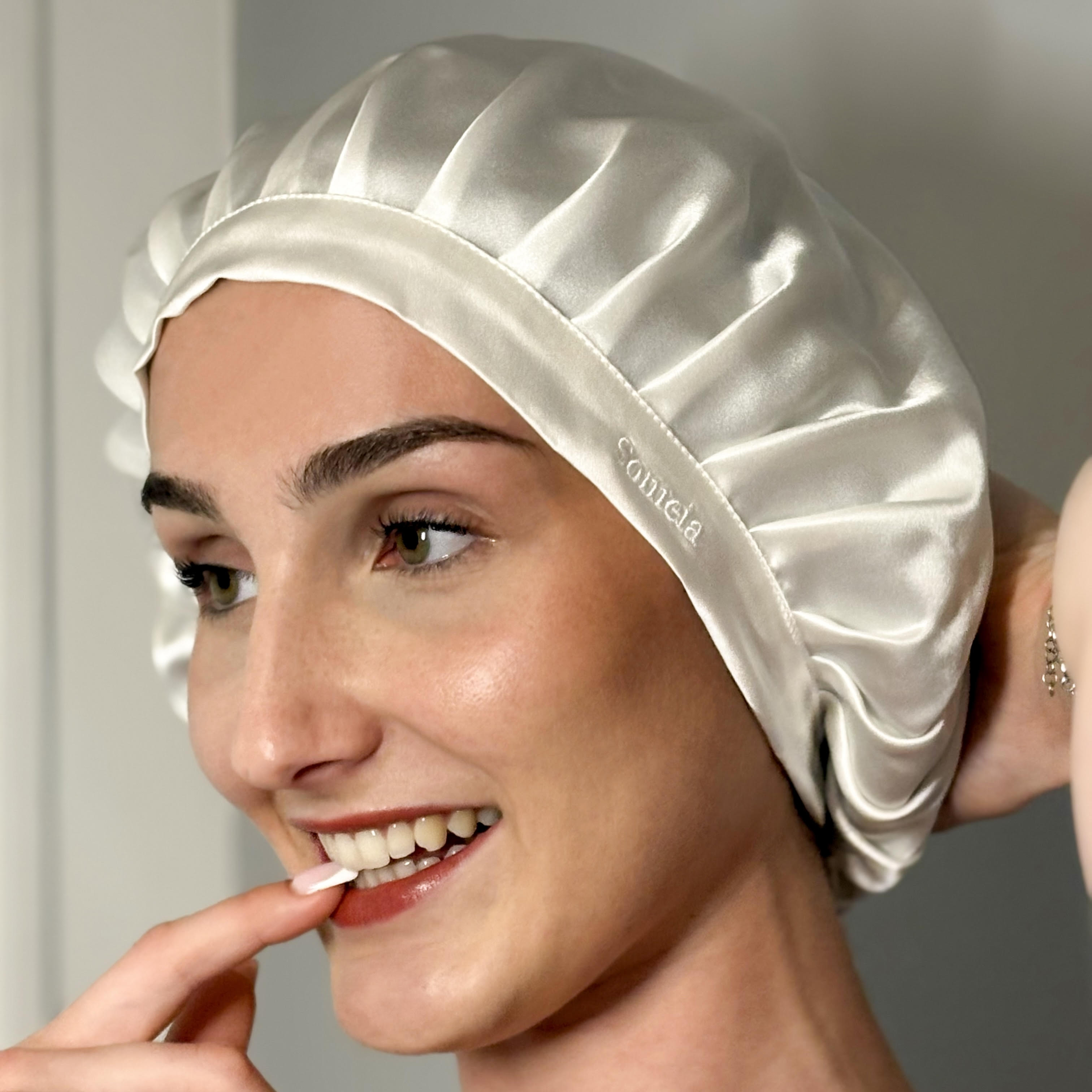 Bonnet de nuit 100% soie