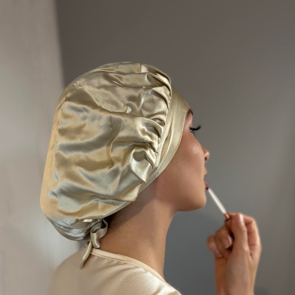 Bonnet de nuit 100% soie